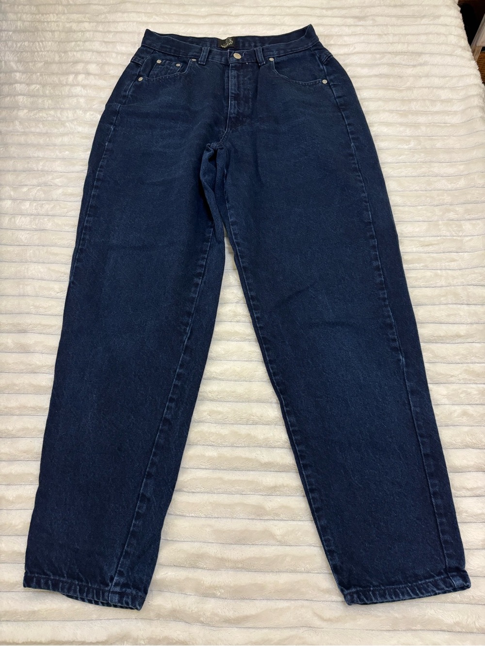 Vintage Sasson mom jeans sz 14 baggy tapered leg high rise 90s denim